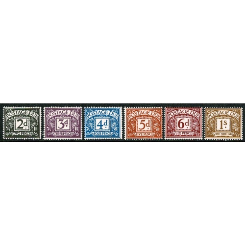 1968-69 No Watermark set of 6 values. UM. SG D69-D74