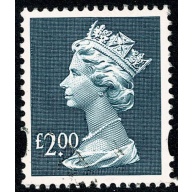 1999 Enschede £2. ( 3 lines at right in band of crown) Fine used single