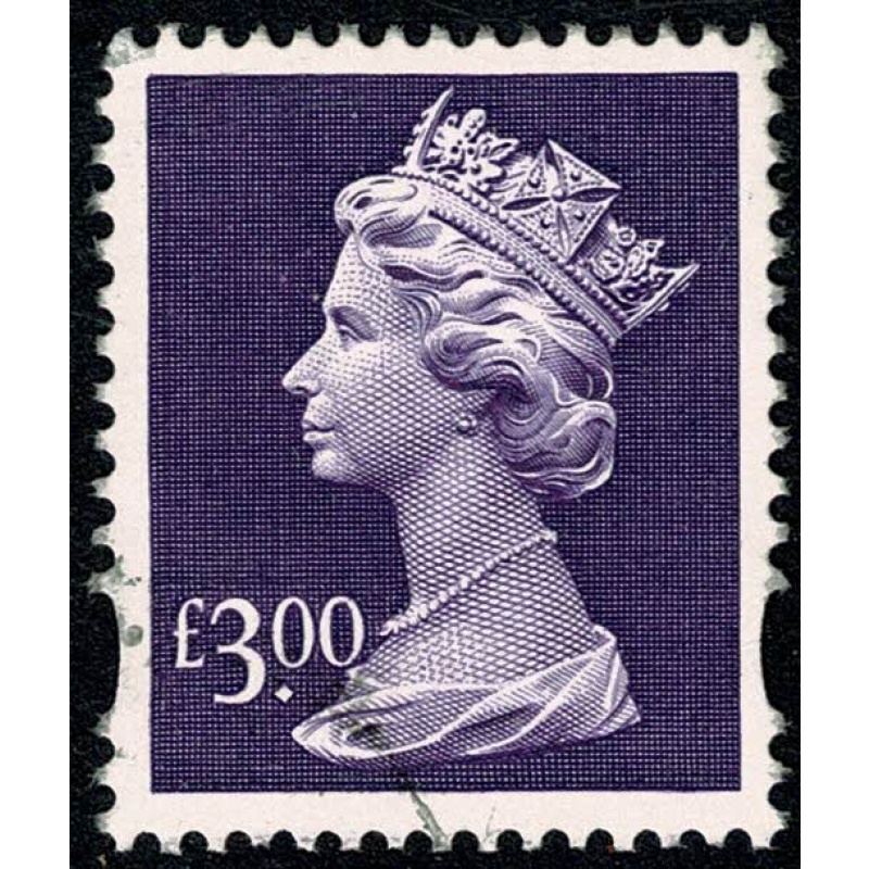 1999 Enschede £3. ( 3 lines at right in band of crown) Fine used single