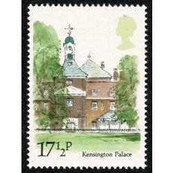 1980 London Landmarks 17½p. Virtually MISSING SILVER. SG 1124a var