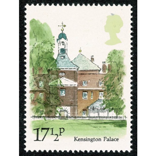 1980 London Landmarks 17½p. Virtually MISSING SILVER. SG 1124a var