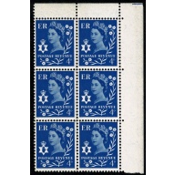 4d ultramarine GA watermark crowns. Variety "dot on leaf" SG Spec XN4a.