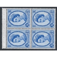 SG SB108. 4d x 4 2B blue phos. Crowns WATERMARK SIDEWAYS TO LEFT. Perf AP