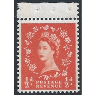 ½d orange. Multiple Crowns Wmk Sideways to right. SG 610b