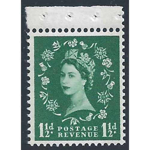 1½d Green. Wmk sideways. SG 612a