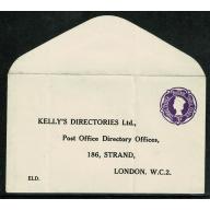 1957 3d violet STO envelope. Vera Lynn