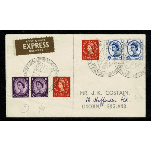 1962 "6th International Congress of Genealogy and Heraldry -Edinburgh".