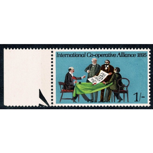 1970 Anniversaries 1/-. MISSING GOLD. SG 821a